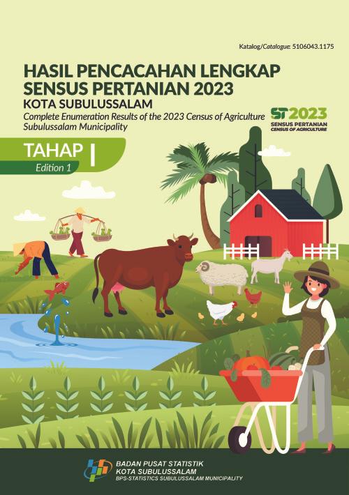 Hasil Pencacahan Lengkap Sensus Pertanian 2023 -Tahap 1 Kota Subulussalam